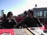 Strandcafe Besuch mit Julia & Sanvi
