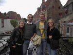 2 Weltreisende & 2 Belgienreisende in Brügge
