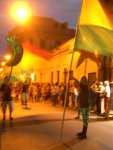Candombe-Gruppen aus Uruguay in Buenos Aires
