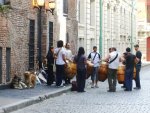 Sonntägliche Trommler in San Telmo